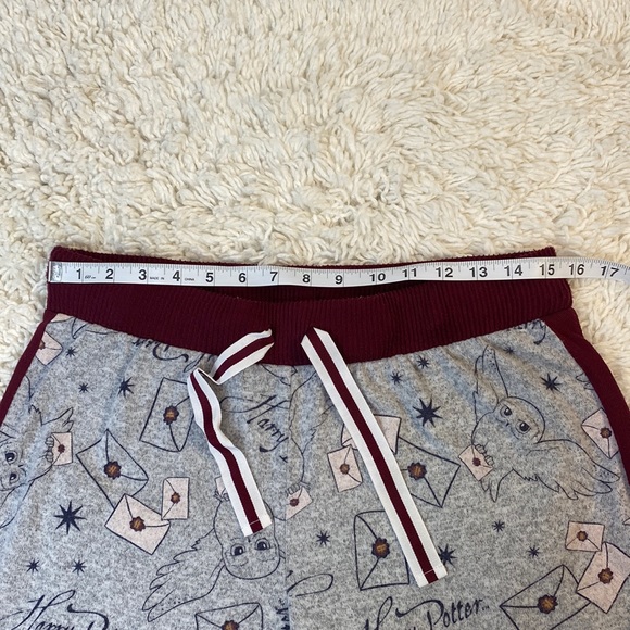 Harry Potter Jogger Pajama Pant, Gryffindor, Hedwig, Hogwarts Letter, Medium - Picture 5 of 8